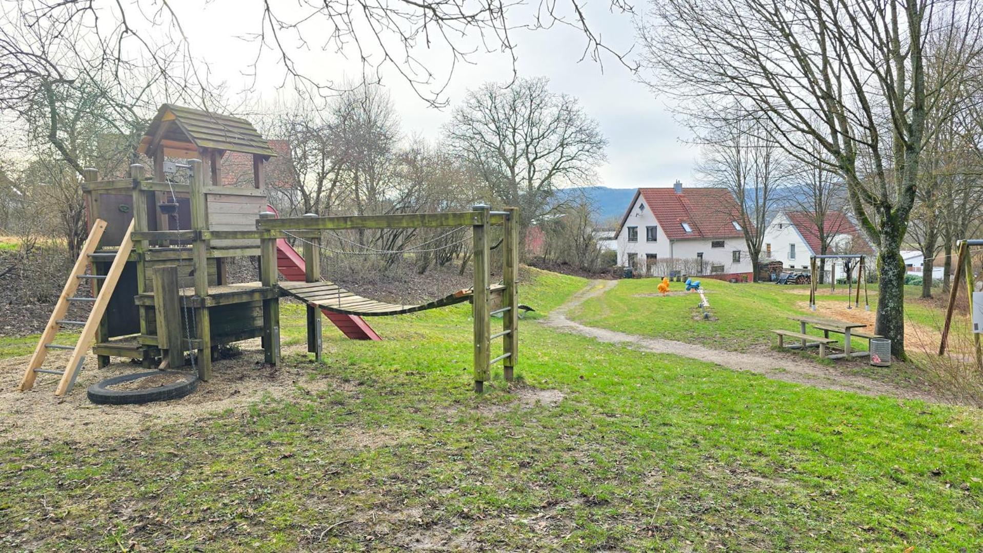 Waldrand Idyll Ebermannstadt Apartment Bagian luar foto